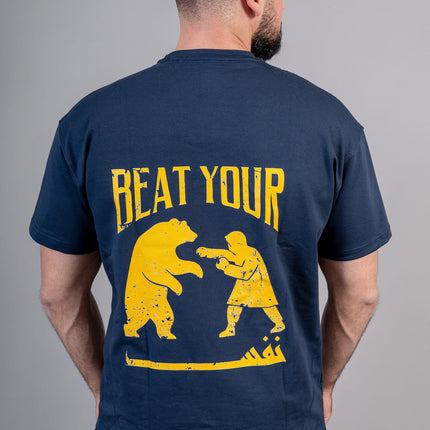 Performance Tee "Beat Your Nafs" Royal Blue