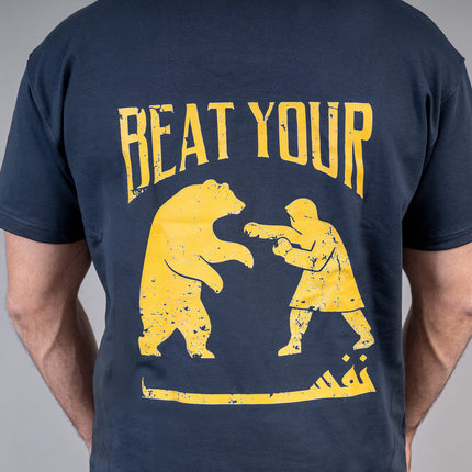 Performance Tee "Beat Your Nafs" Royal Blue