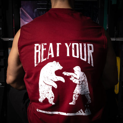 Motion Tank "Beat Your Nafs" Burgundy