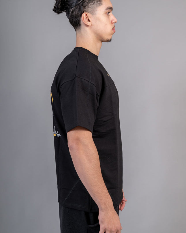 Performance Tee "Strong muslim club" black