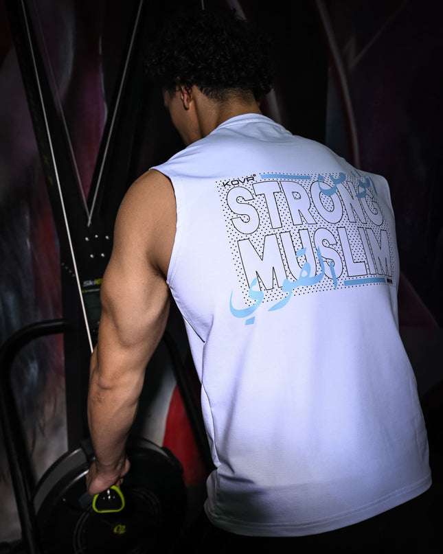 Motion Tank "Strong Muslim Club" White