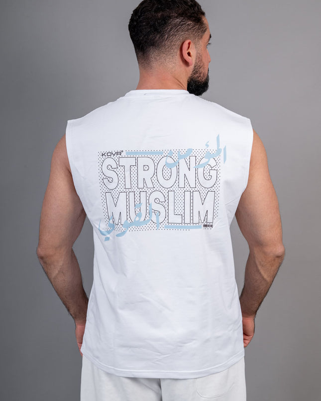 Motion Tank "Strong Muslim Club" White