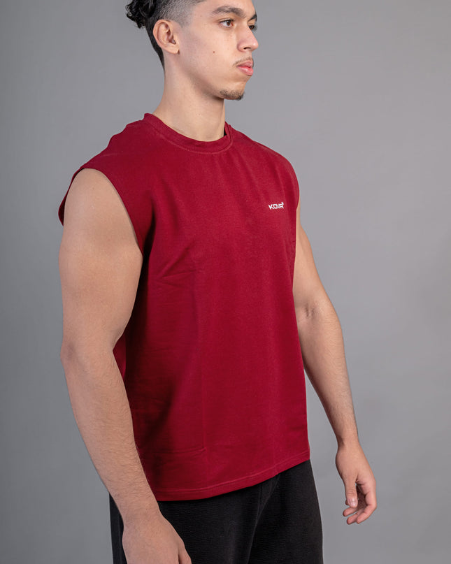 Motion Tank "Beat Your Nafs" Burgundy