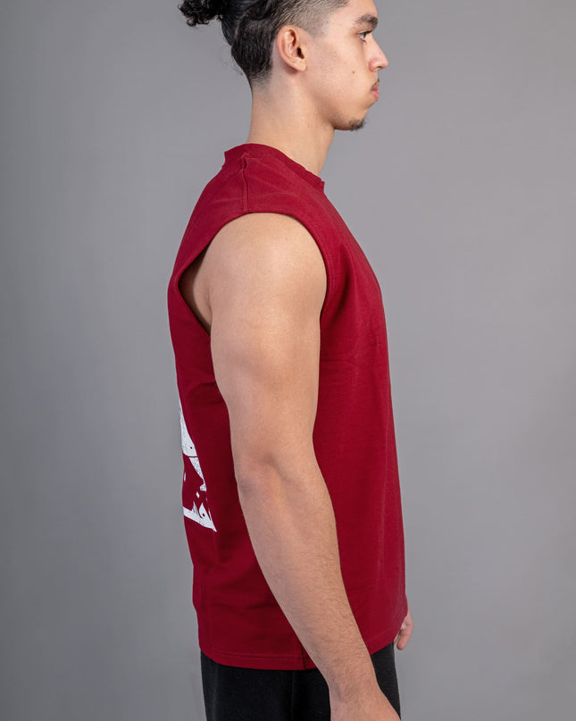Motion Tank "Beat Your Nafs" Burgundy