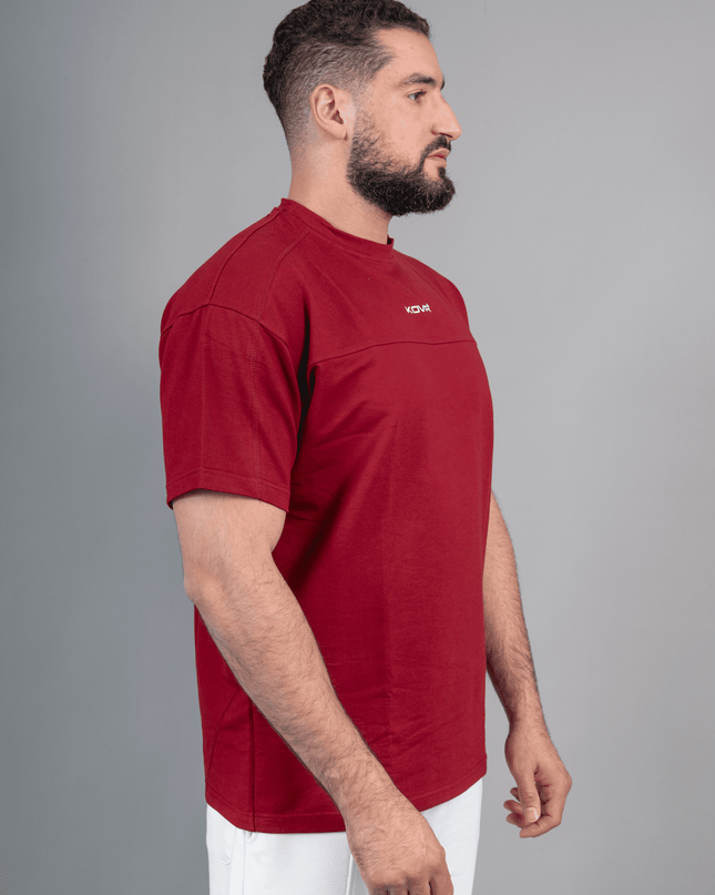 Performance Tee "Your body will testify" Burgundy