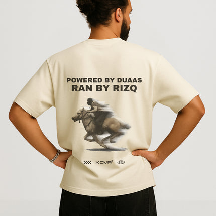 TEE "POWERED" - off white