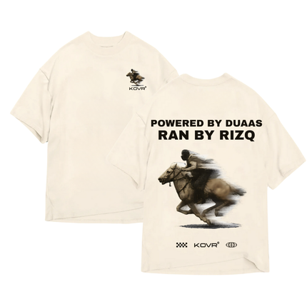 TEE "POWERED" - off white